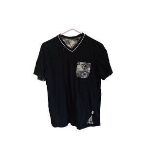 American Republic men's black casual tee‎